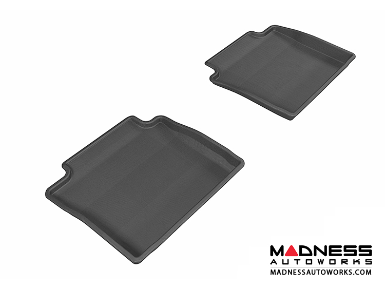 Chevrolet Impala Floor Mats (Set of 2) - Rear - Black by 3D MAXpider (2014-)